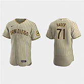 Men's San Diego Padres #71 Josh Hader Tan Brown Alternate FlexBase Player Jersey Dzhi,baseball caps,new era cap wholesale,wholesale hats